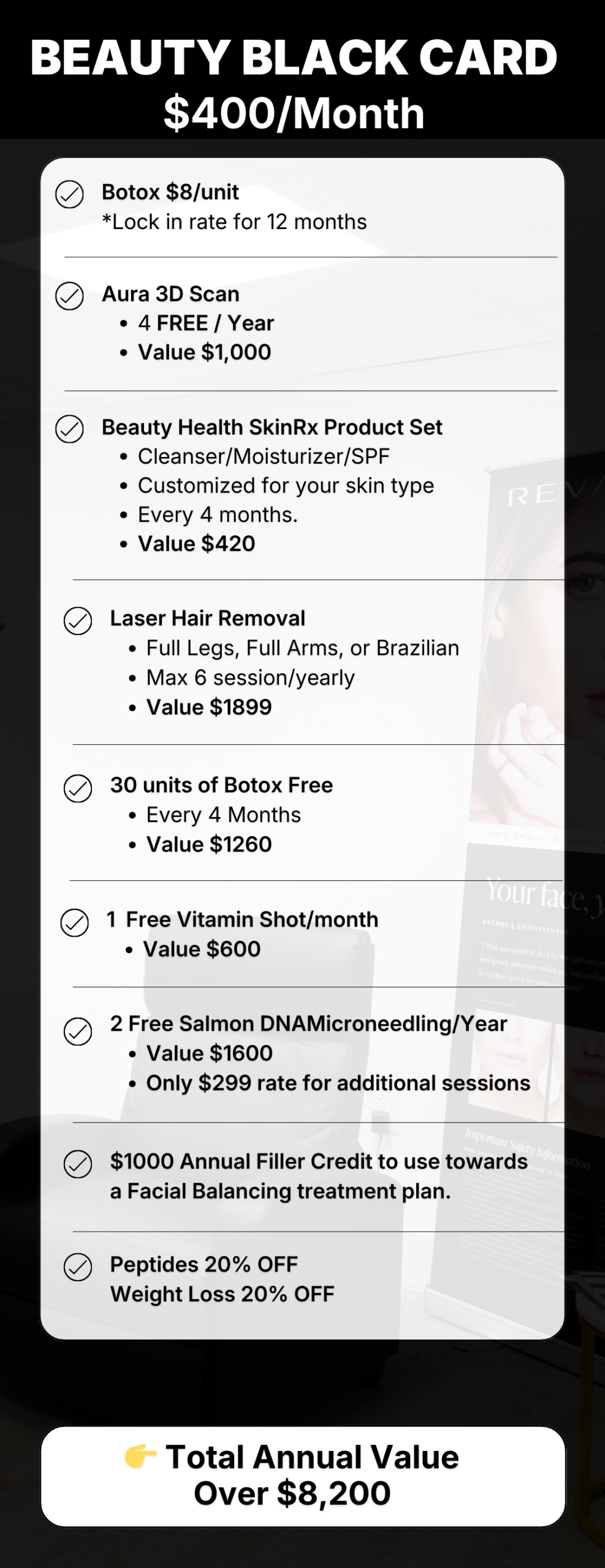 Beauty BLACK CARD Memberships