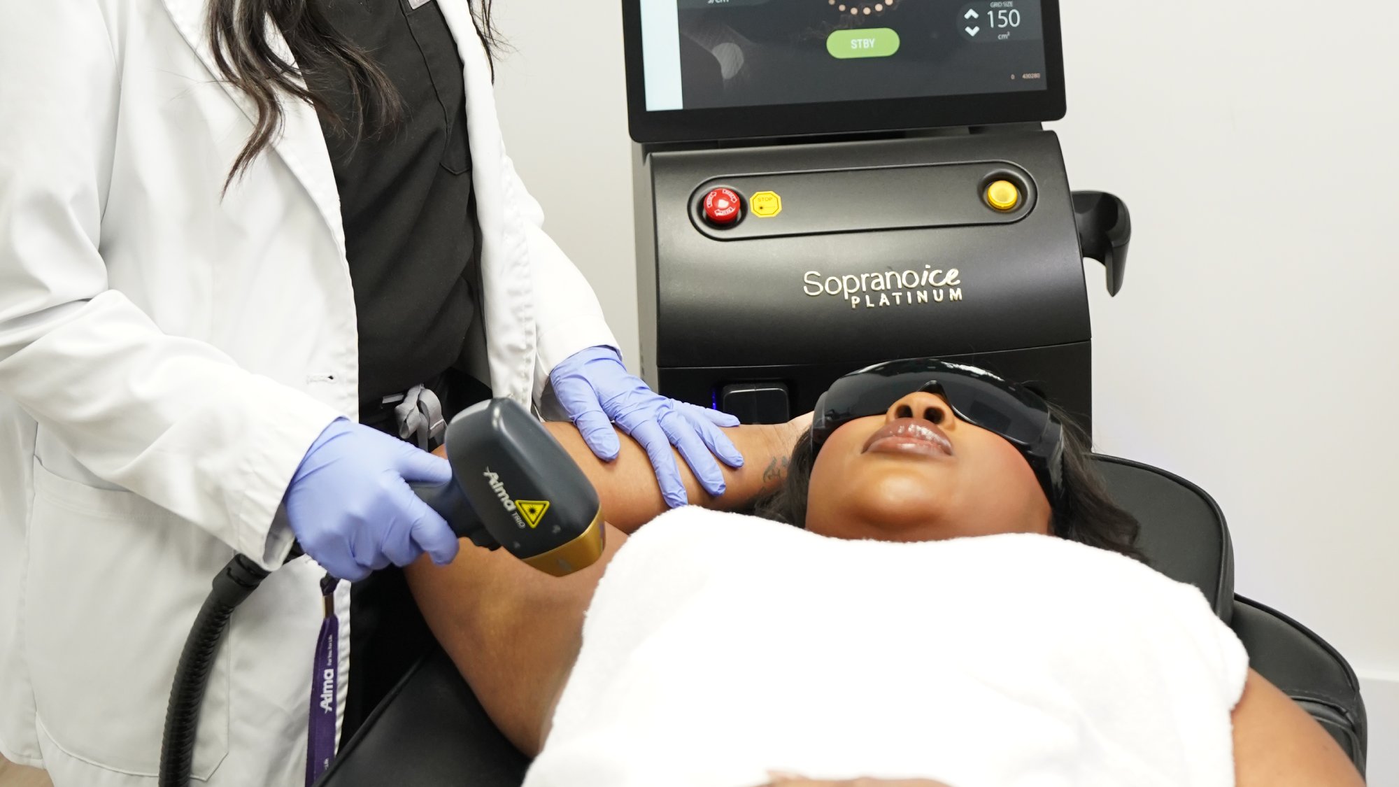 Before and after facial balancing procedure demonstrating enhanced chin definition, fuller lips, smoother smile lines, and improved facial contours.